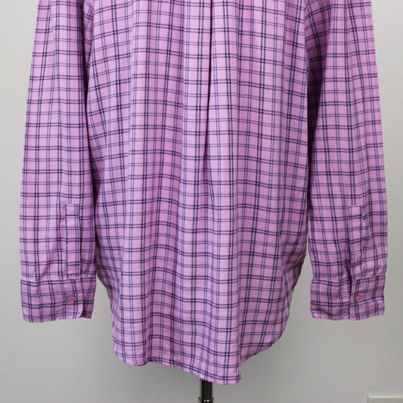 Abound Plaid Button Down Shirt Purple Black Blue Small NWT - Picture 7 of 9